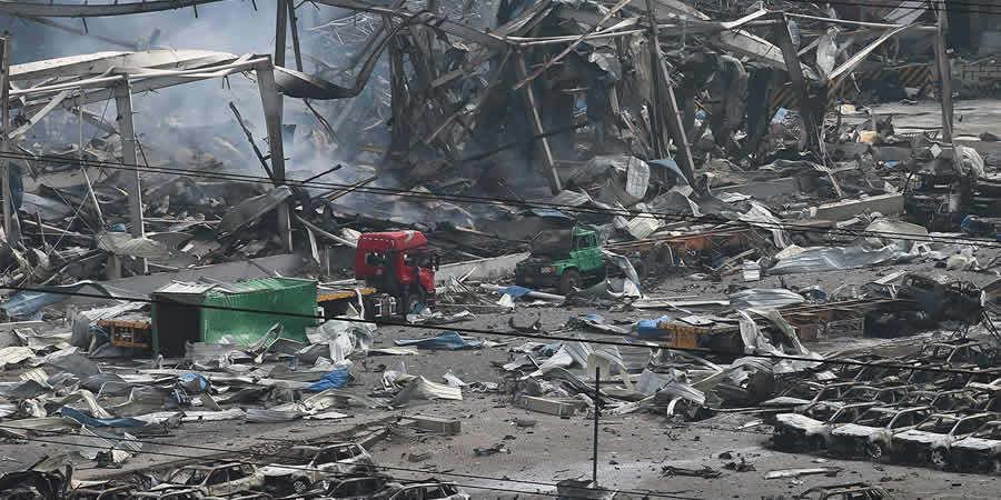 Suman 56 muertos por explosiones en China,