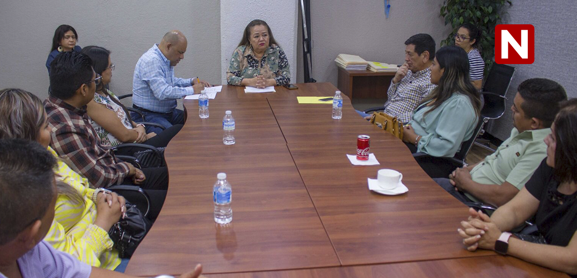 Presidencia del Congreso del Estado se reúne con integrantes de Ayuntamiento de Teopisca.
