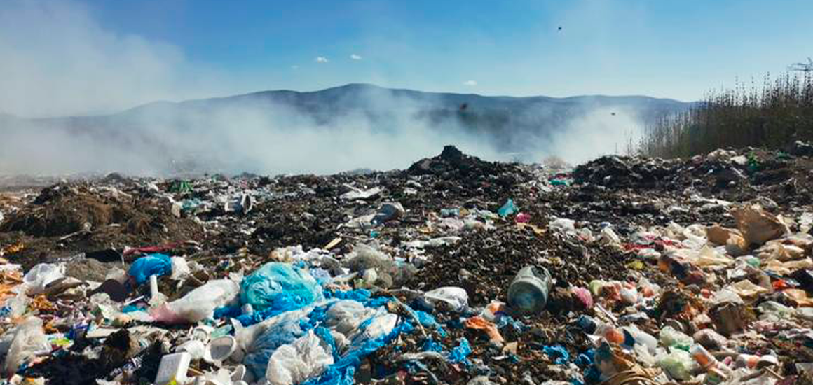 En Chiapas se inició 2024 con un incendio en basurero a cielo abierto
